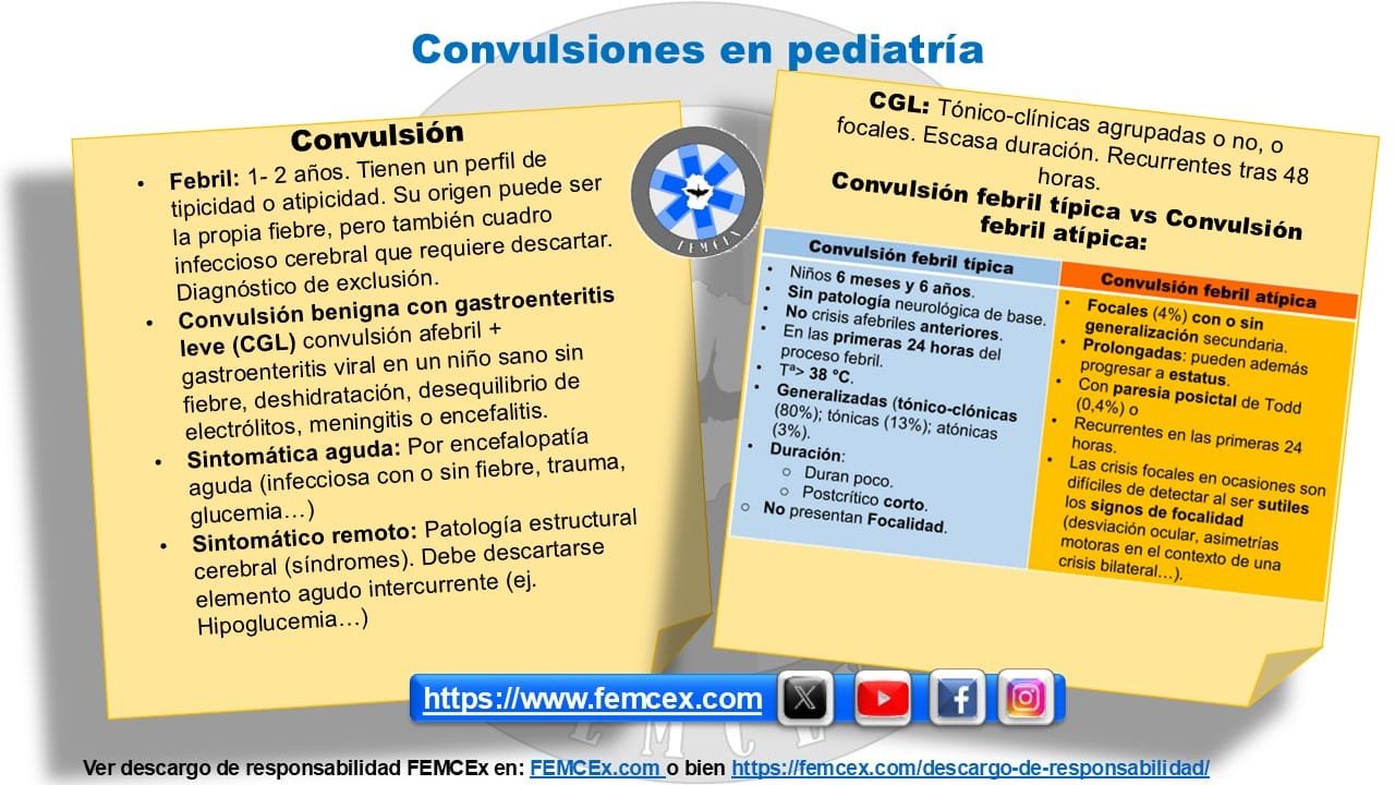 Anotaciones en convulsiones pediátricas